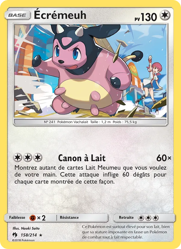 Carte Écrémeuh 158/214 – Tonnerre Perdu