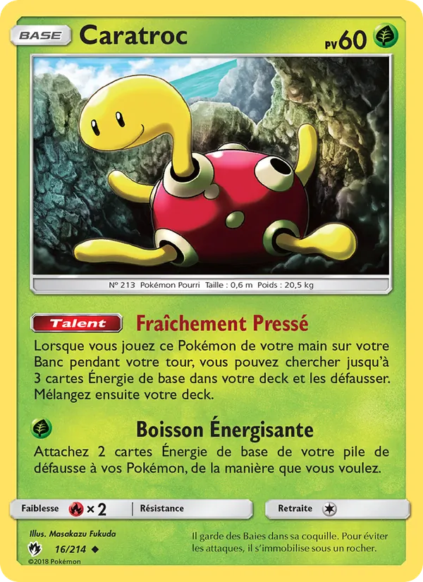 Carte Caratroc 16/214 – Tonnerre Perdu