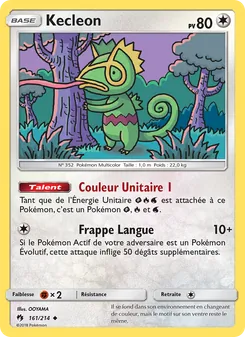 Carte Kecleon 161/214 – Tonnerre Perdu