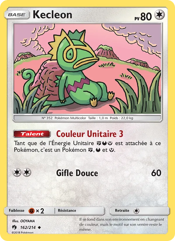 Carte Kecleon 162/214 – Tonnerre Perdu