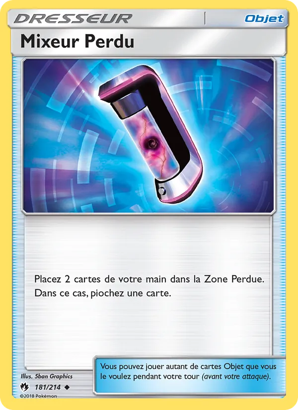 Carte Mixeur Perdu 181/214 – Tonnerre Perdu