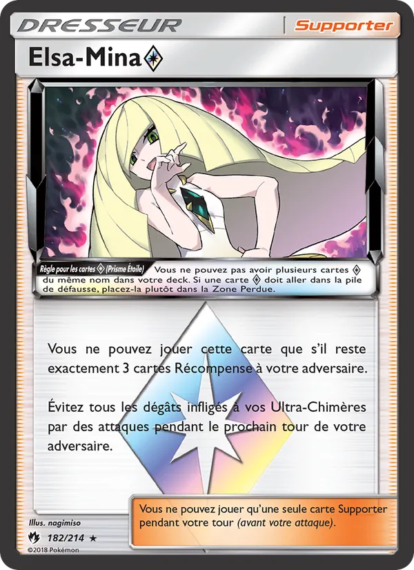 Carte Elsa-Mina ◇ 182/214 – Tonnerre Perdu