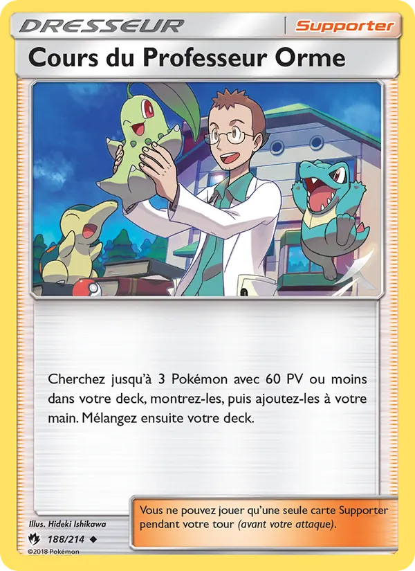 Carte Cours du Professeur Orme 188/214 – Tonnerre Perdu