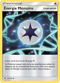 Carte Énergie Mémoire 194/214 – Tonnerre Perdu
