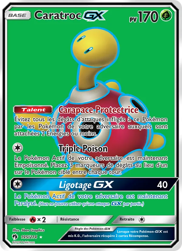 Carte Caratroc GX 195/214 – Tonnerre Perdu