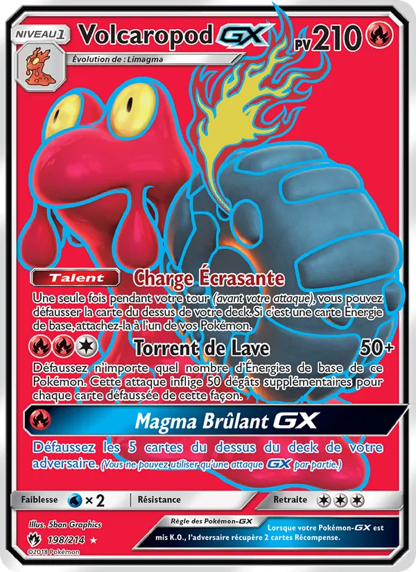 Carte Volcaropod GX 198/214 – Tonnerre Perdu