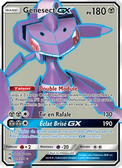 Carte Genesect GX 204/214 – Tonnerre Perdu