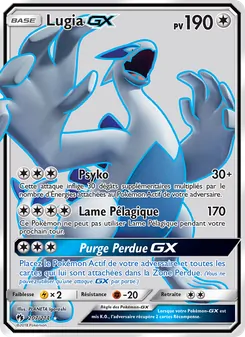 Carte Lugia GX 207/214 – Tonnerre Perdu