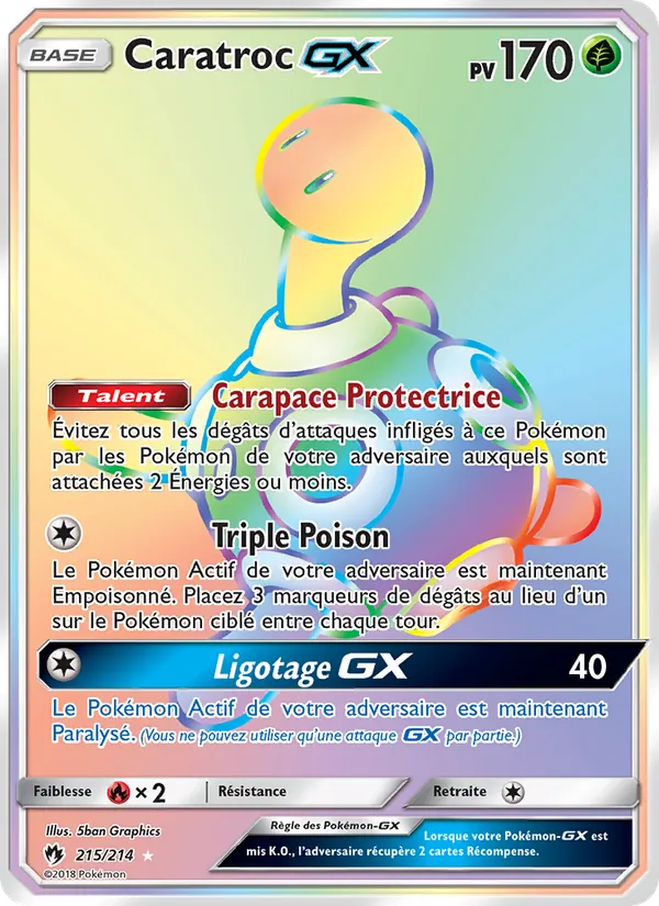 Carte Caratroc GX 215/214 – Tonnerre Perdu