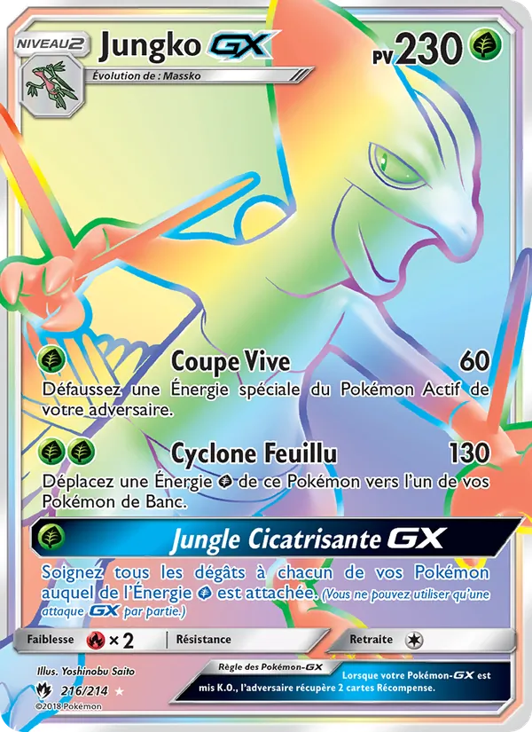 Carte Jungko GX 216/214 – Tonnerre Perdu