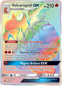 Carte Volcaropod GX 218/214 – Tonnerre Perdu
