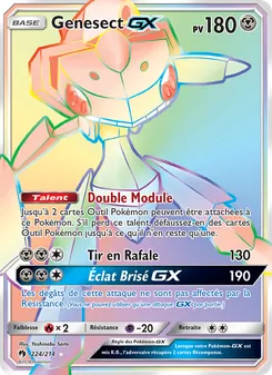 Carte Genesect GX 224/214 – Tonnerre Perdu