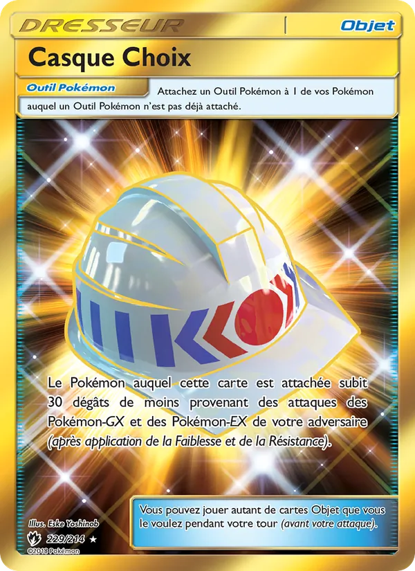 Carte Casque Choix 229/214 – Tonnerre Perdu