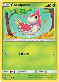 Carte Chenipotte 23/214 – Tonnerre Perdu