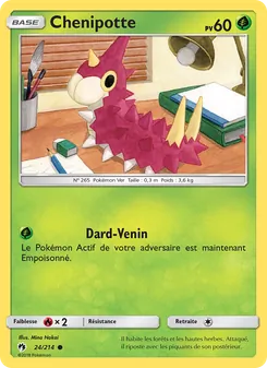 Carte Chenipotte 24/214 – Tonnerre Perdu