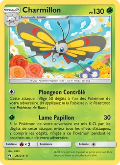 Carte Charmillon 26/214 – Tonnerre Perdu