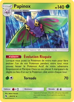 Carte Papinox 28/214 – Tonnerre Perdu