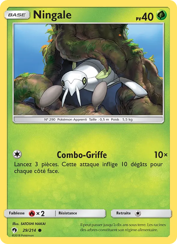 Carte Ningale 29/214 – Tonnerre Perdu