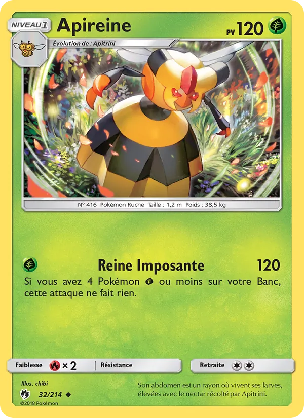 Carte Apireine 32/214 – Tonnerre Perdu