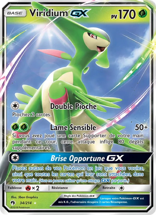 Carte Viridium GX 34/214 – Tonnerre Perdu
