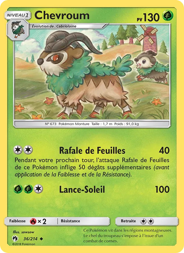 Carte Chevroum 36/214 – Tonnerre Perdu