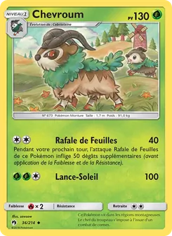 Carte Chevroum 36/214 – Tonnerre Perdu