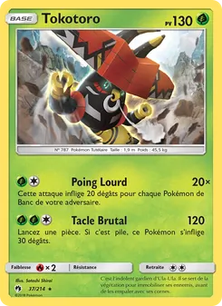 Carte Tokotoro 37/214 – Tonnerre Perdu