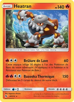 Carte Heatran 48/214 – Tonnerre Perdu