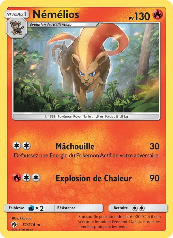 Carte Némélios 51/214 – Tonnerre Perdu