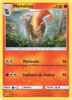 Carte Némélios 51/214 – Tonnerre Perdu
