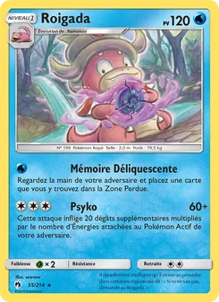 Carte Roigada 55/214 – Tonnerre Perdu
