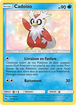 Carte Cadoizo 57/214 – Tonnerre Perdu
