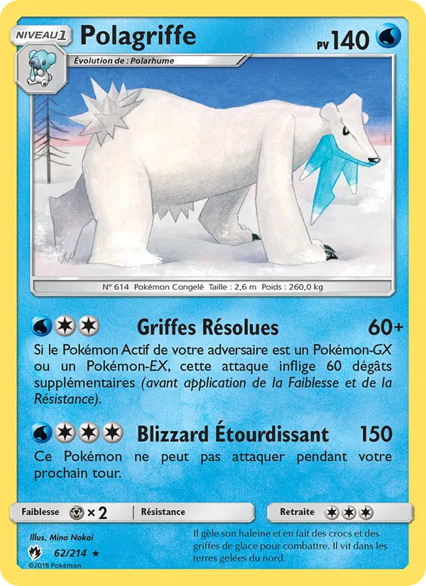 Carte Polagriffe 62/214 – Tonnerre Perdu