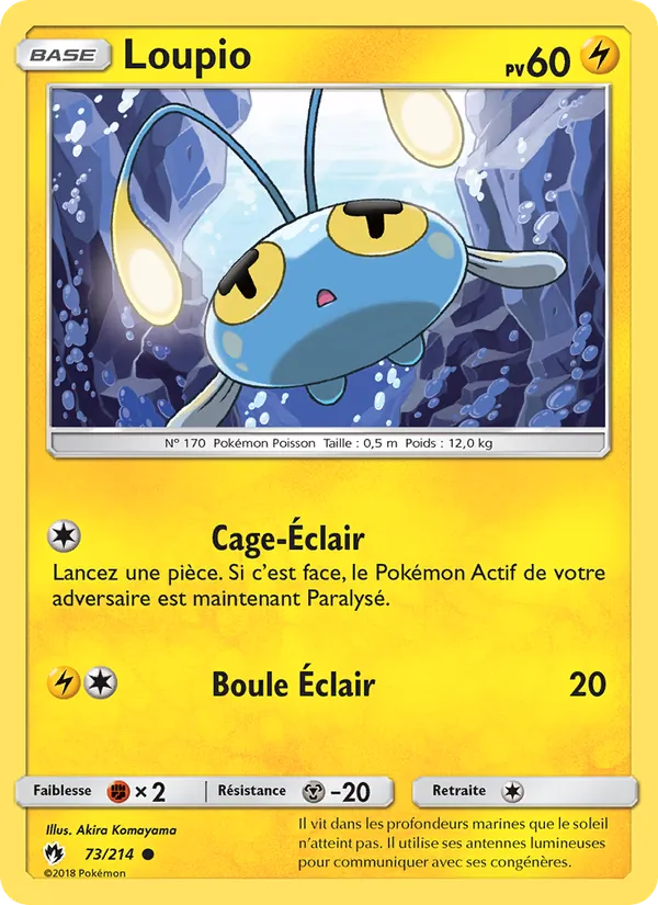 Carte Loupio 73/214 – Tonnerre Perdu