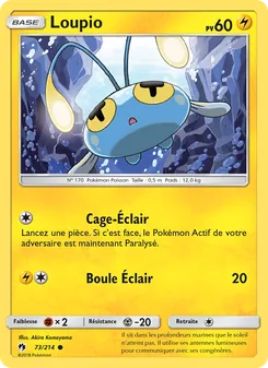 Carte Loupio 73/214 – Tonnerre Perdu