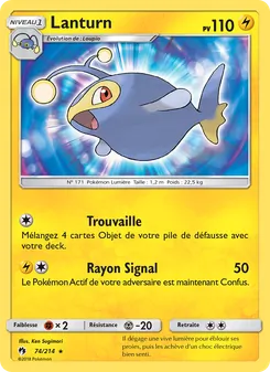 Carte Lanturn 74/214 – Tonnerre Perdu