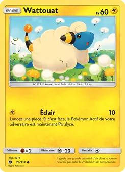 Carte Wattouat 76/214 – Tonnerre Perdu