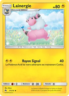 Carte Lainergie 77/214 – Tonnerre Perdu