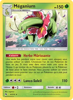 Carte Méganium 8/214 – Tonnerre Perdu
