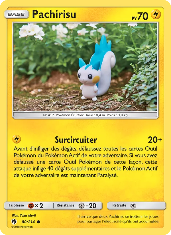 Carte Pachirisu 80/214 – Tonnerre Perdu