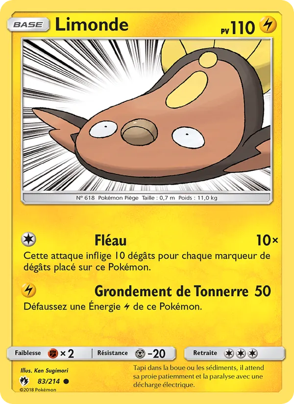Carte Limonde 83/214 – Tonnerre Perdu