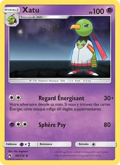 Carte Xatu 88/214 – Tonnerre Perdu