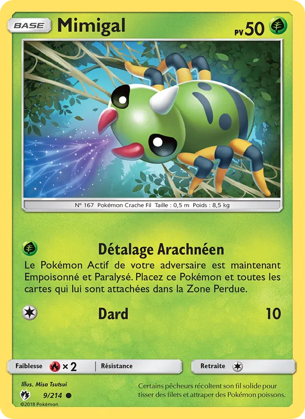 Carte Mimigal 9/214 – Tonnerre Perdu