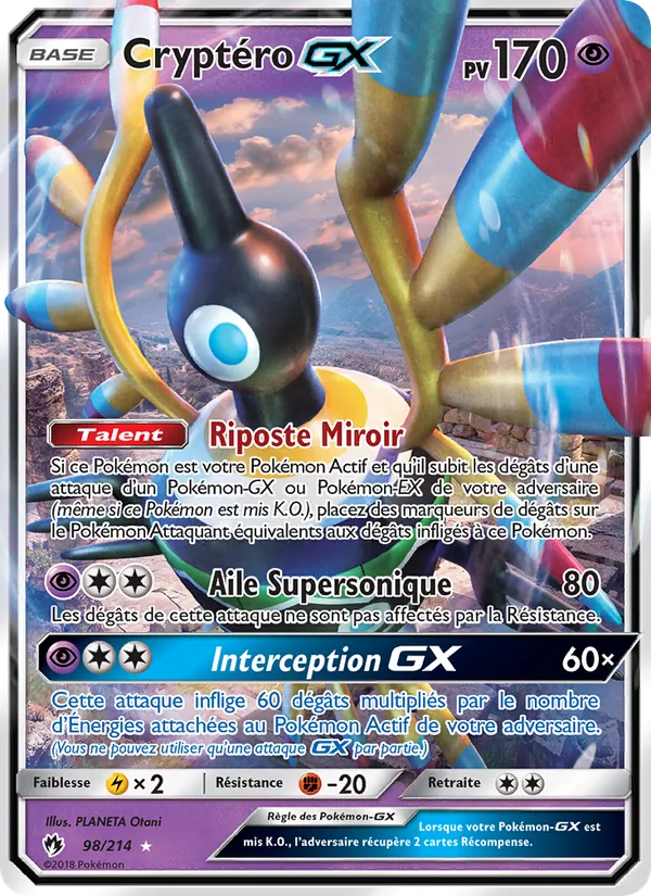 Carte Cryptéro GX 98/214 – Tonnerre Perdu