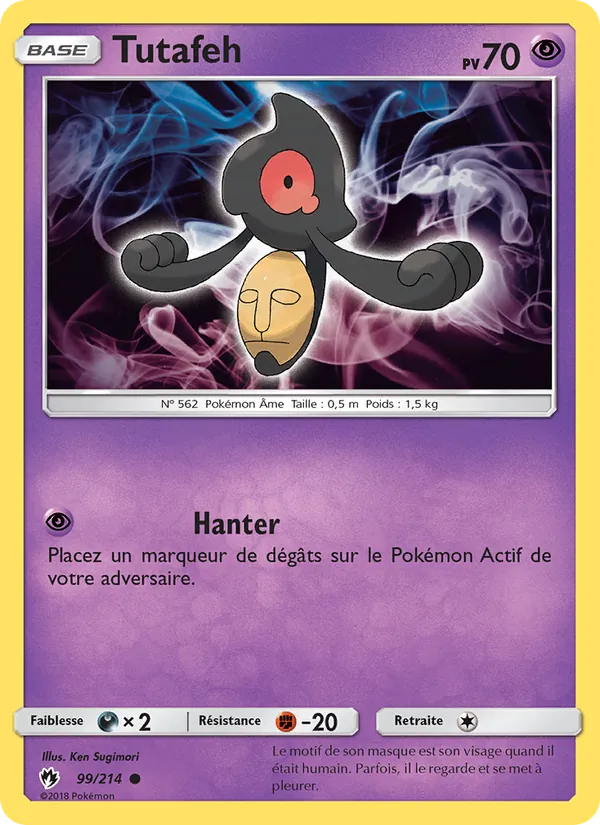 Carte Tutafeh 99/214 – Tonnerre Perdu