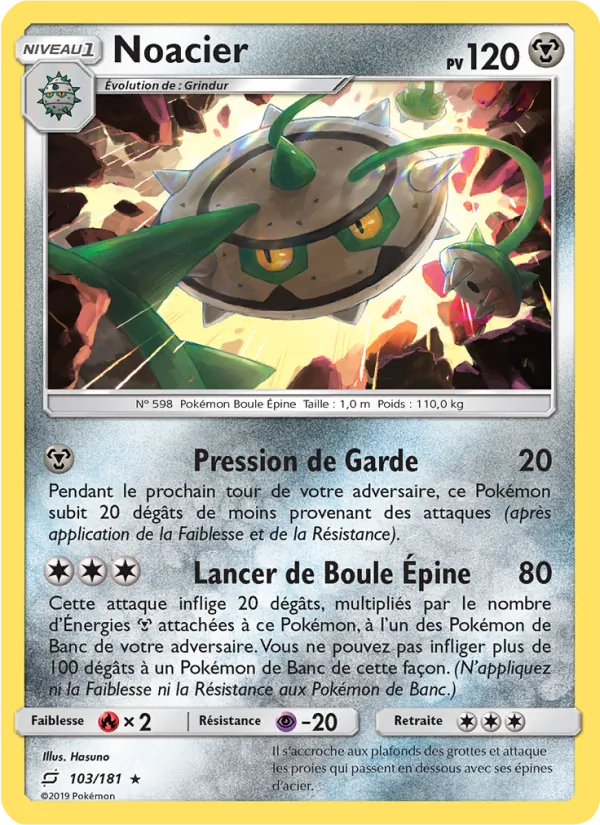 Carte Noacier 103/181 – Duo de Choc