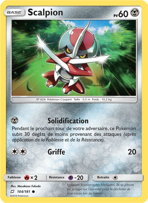 Carte Scalpion 104/181 – Duo de Choc