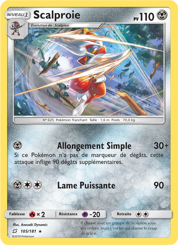 Carte Scalproie 105/181 – Duo de Choc