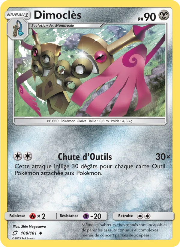 Carte Dimoclès 108/181 – Duo de Choc