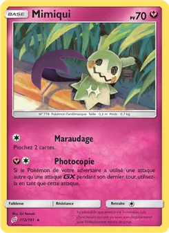 Carte Mimiqui 112/181 – Duo de Choc